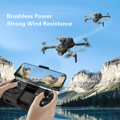 GD95 Quadcopter Drone, Foldable Drone, Drone with 480P Camera, with Gesture Selfie/altitude Hold/one-button Start/with Optical Flow Hovering Function, A Gift for Lovers/family/friends