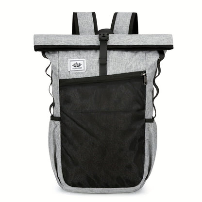 1pc Portable Multi-functional Sports Backpack, Foldable Lightweight Storage Bag for Men Women Outdoor Camping Hiking Travel Riding