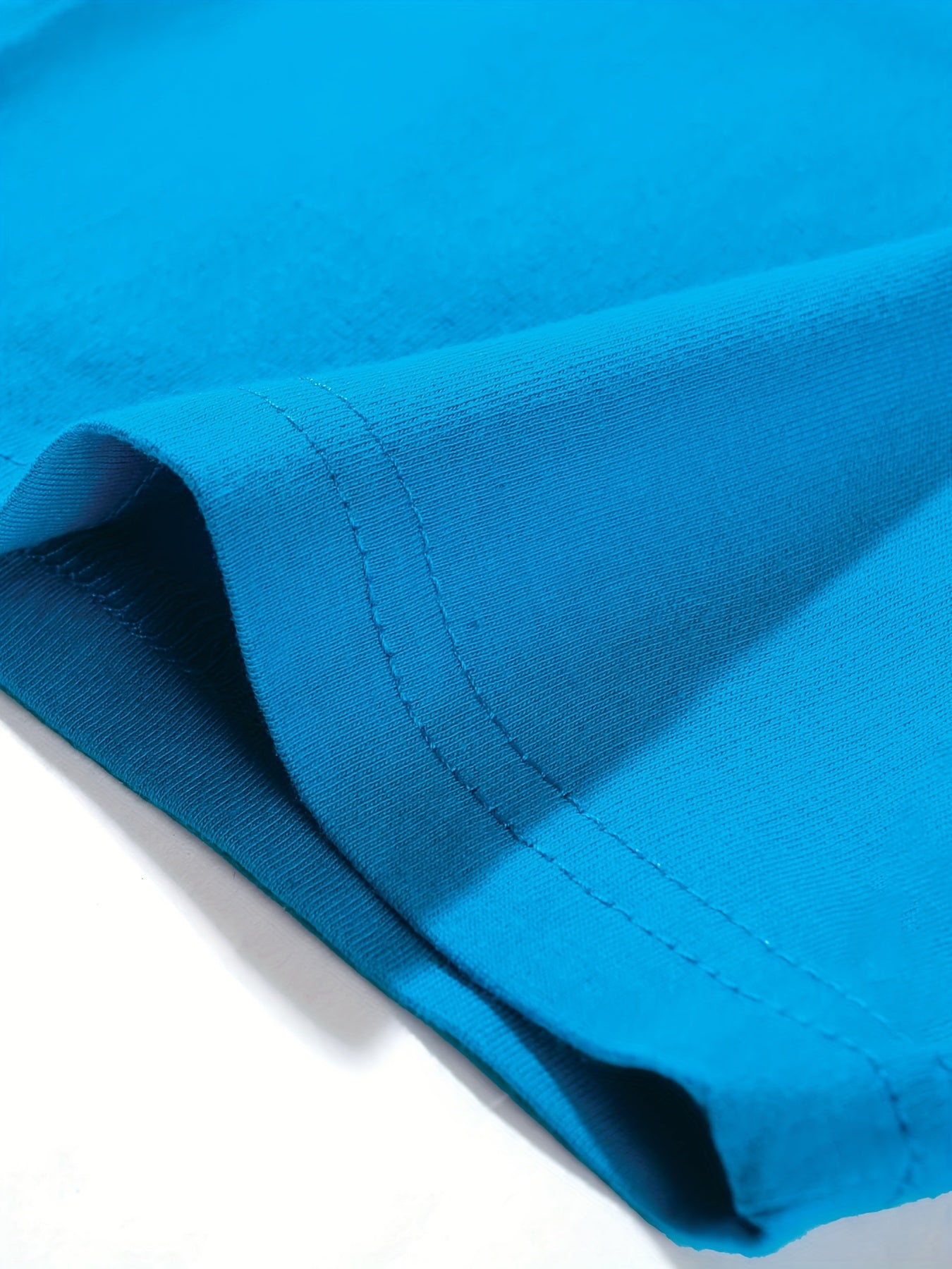 T-shirt infantil de cor sólida, blusa casual de manga curta, t-shirt infantil para o verão.