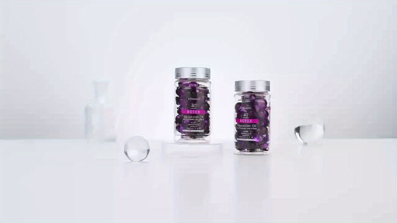 Vitamin Hair Oil, Hair Serum - Vitamin A, C, E, B5 - Women'S And Men'S Hair Care Fragrance Conditioner