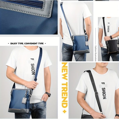 Men's Shoulder Bag With High-grade Cloth, Sling Bag, Crossbody Bag For Hanging Out & Daily Commute, Ideal Exquisite Gift For Boyfriend & Relatives