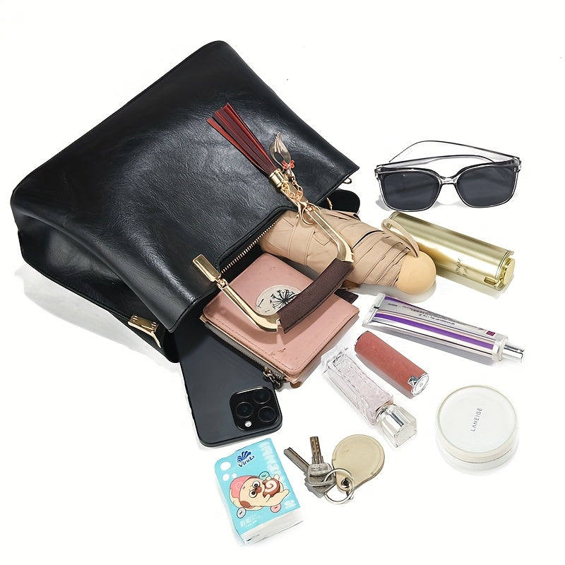 2pcs Fashion bag with stylish and versatile style