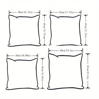 4pcs Navy Blue & White Geometric Throw Pillow Set - Modern Contemporary Cushion Covers with Grey Accent, Soft Plush Texture, Zipper Closure, Hand Wash Only for Sofa, Bed, Chair - Navy Blue Home Decor in Neutral Tones (Beige,