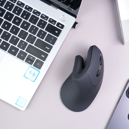 DAREU Magic Hand Design Multi-level Adjustment Ergonomic Vertical Wireless Mouse, 2.4G Portable Office Super Cost-effective Right-hand Mouse Easy to Work and Study High-performance Windows/Mac/Laptop Laptop Mac/Laptop/Mac Bir
