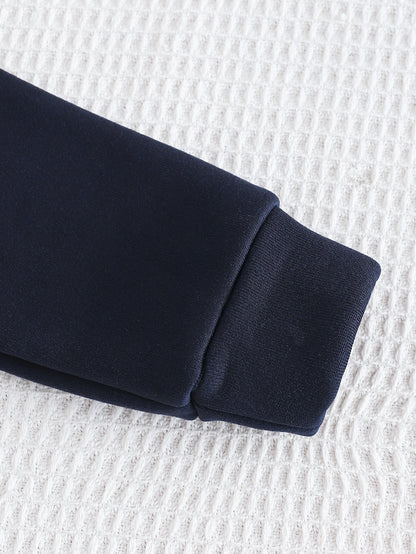 Boys' Autumn/Winter New Three-Piece Set with Mickey Mouse Classic Cartoon Print Long-Sleeve Round Neck Hoodie and Zip-Up Sleeveless Top, Matching Printed Sweatpants - Fleece-Lined Thickened Warm Comfortable Outfit for Parties