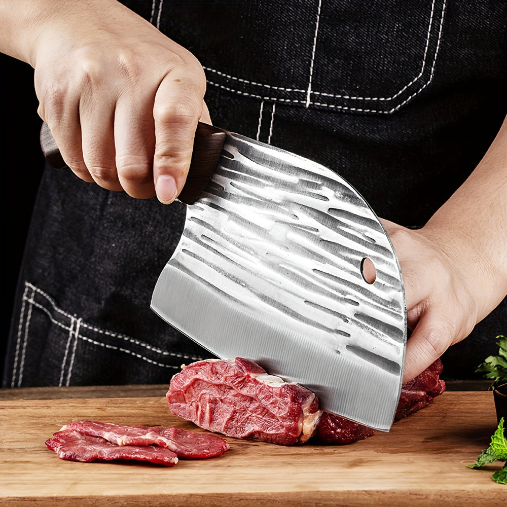 8pcs Japanese Knife Set 5Cr15 Stainless Steel Complete Kitchen Knife Set High Quality Chef Knife Butcher Knife Vegetable Cooking Knife Slices with Wooden Handle And Nylon Bag for Women Men Gifts