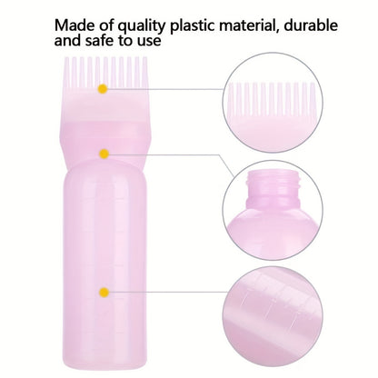 120ml Hair Dyeing Bottle with Comb Shampoo and Applicator Tool - Easy and Precise Hair Color Application