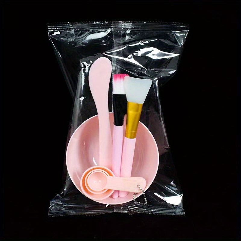 Face Mask Mixing Bowl Set, 7 In 1 DIY Facemask Mixing Tool Kit, Facial Mask Bowl Stick Spatula Silicone Face Mask Brush Soft Face Brushes Spoons