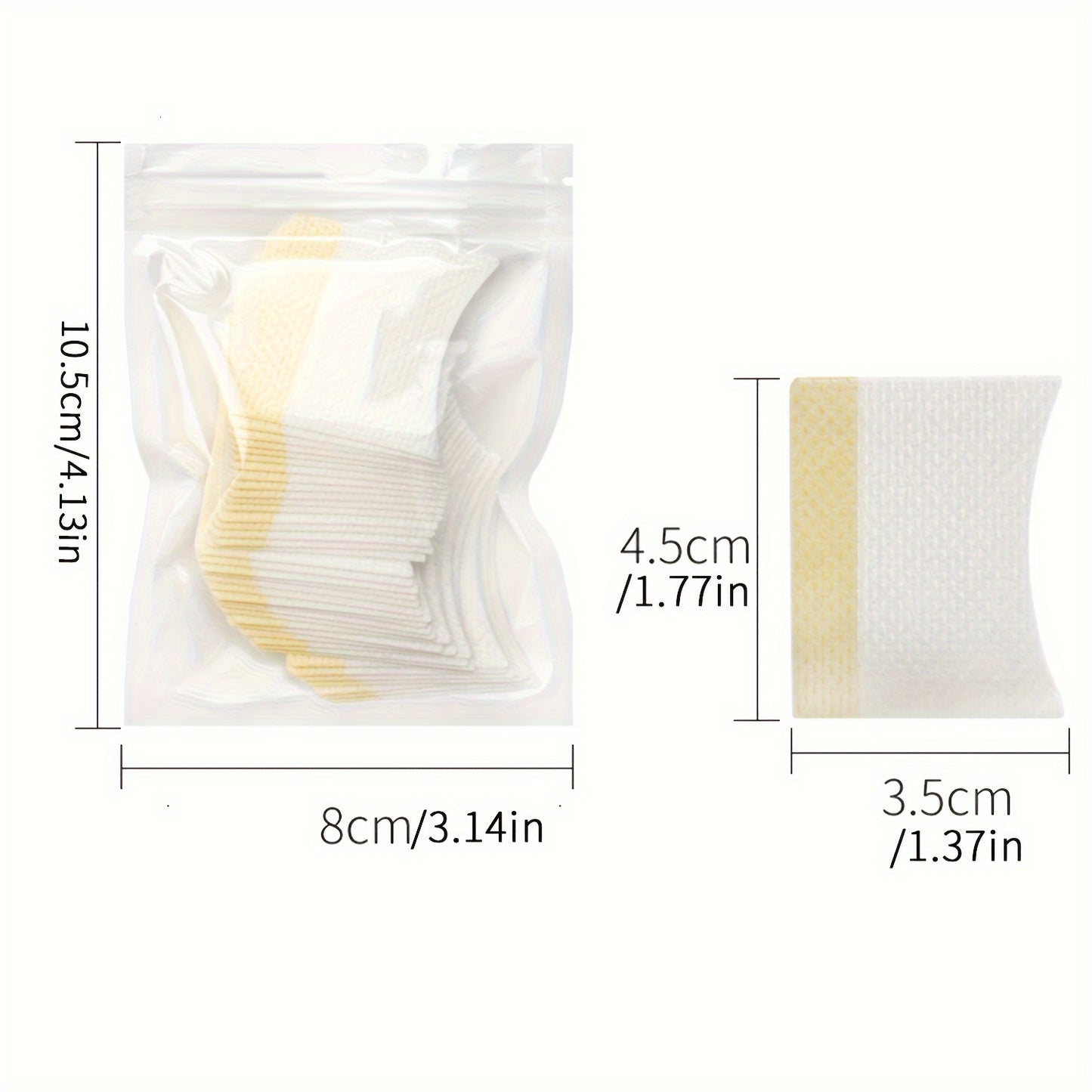 Almofadas descartáveis ​​para extensão de pestanas, fita adesiva não impermeável e sem perfume para permanente, tintura e remoção de cola, compatíveis com o tecido. Ferramentas de maquilhagem e beleza para extensão de pestanas.