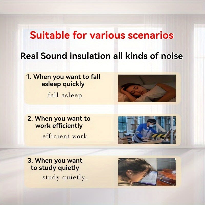 VIAN Noise-Canceling Earmuffs for Sleep - Industrial Grade Quiet, Anti-Noise Protection for Dorms & Security Work