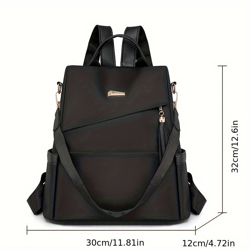 Ant King Anti-Theft Design Men'S & Women'S Backpack - Stylish Travel & Commuter Bag with Multiple Compartments, Brown & Beige Options, Durable Fabric, Secure Zipper Closure for Everyday Use, Commuter Bag, Secure Zipper Closur