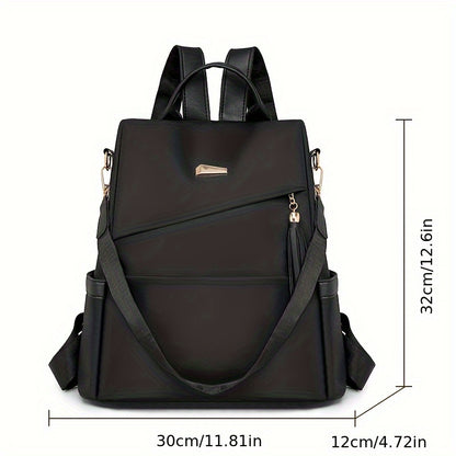 Ant King Anti-Theft Design Men'S & Women'S Backpack - Stylish Travel & Commuter Bag with Multiple Compartments, Brown & Beige Options, Durable Fabric, Secure Zipper Closure for Everyday Use, Commuter Bag, Secure Zipper Closur