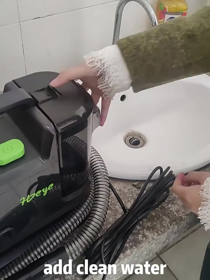 450W 12Kpa Powerful Carpet & Upholstery Cleaning Machine - Heavy-Duty Multifunctional Vacuum with Smart Wet/Dry Suction, Carpet/Car/Window/Wall/ Cleaner, Compact Corded Vacuum Cleaner for, Sofa,, Carpet (European Plug)