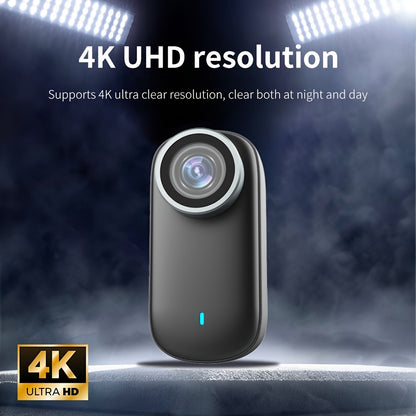 LEMNOI 4K Ultra HD Action Camera, Equipped with 360° Gimbal, Wi-Fi, 4K Video Recording, Long-Lasting Battery Life, Multiple Bicycle/Motorcycle/Helmet Mounts, Compact Design, Suitable for Outdoor And Urban Adventures, Adventu