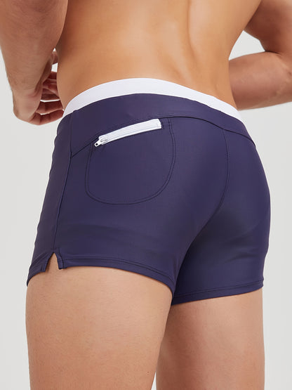 Drawstring Swimming Trunks New Swimwear Men's Briefs Sexy Sunga Hot Swimsuit Men's Swim Beach Shorts Summer