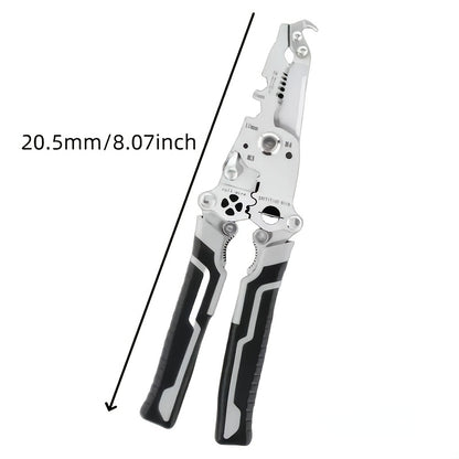1pc 18-in-1 Heavy-Duty Multifunctional Tool - All-in-One Pocket, Screwdriver, Wrench, Pliers & Hammer-like Grip with -Slip Handle, Portable Foldable Design for DIY, Construction, Home Repair, Electricians (No Assembly Require