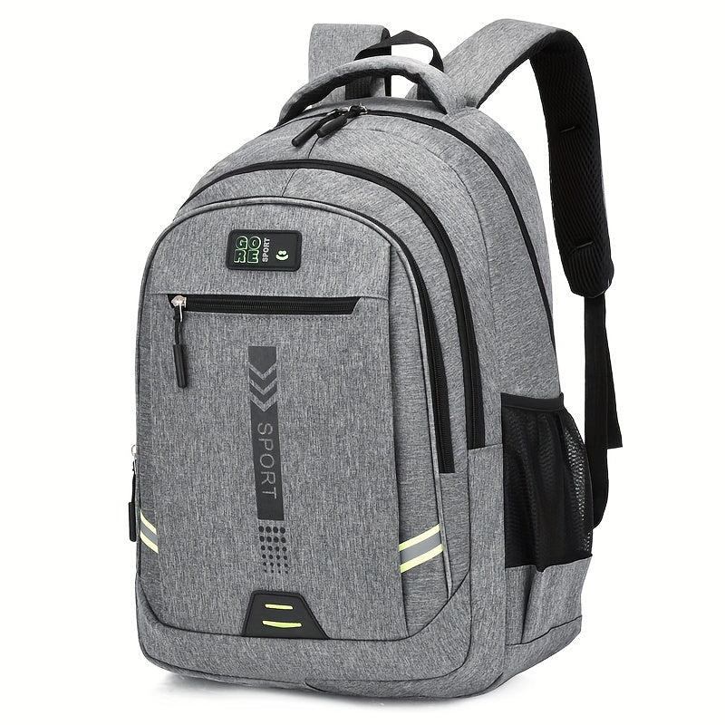 Backpack Men's Leisure Large Capacity Travel Backpack Business Computer Mountaineering Bag Middle School, High School, College Student Schoolbag