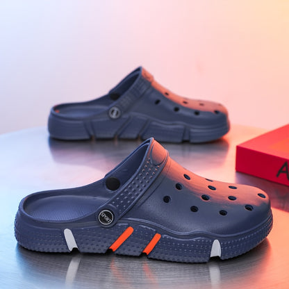 Tamancos unissexo, sapatos para jardim, chinelos leves antiderrapantes, sandálias casuais vazadas para praia, calçado adulto