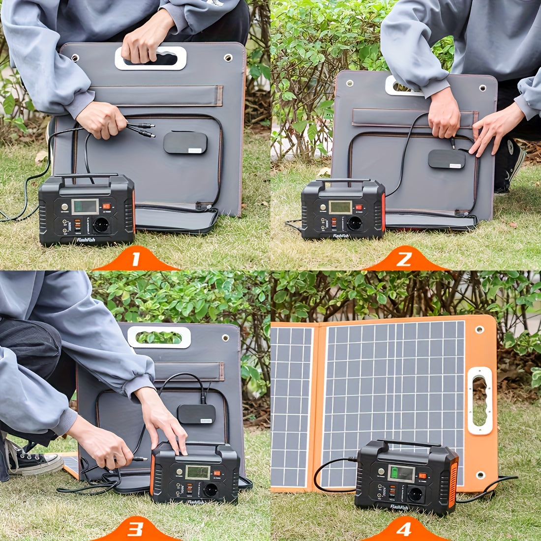 200W Portable Power Station, 60W Foldable Solar Panel, 151Wh Digital Display Solar Generator, with BMS Smart Battery | High-Density Lithium Battery | Sine AC Power, Home Backup | Outdoor Travel Essential Set, Portable Generator