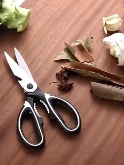 Premium Multi-Purpose Kitchen Scissors for Home Use - Stainless Steel Sharp Food Scissors for Cutting Fish, Meat,, and More,  Rustresistant Blades, Professional Chefs