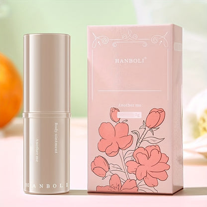 Hanboli Herbal Scented Alcohol-Free Solid Stick Perfume for Adults - Floral Fragrance Note, Fresh Body Cream, Portable & Elegant - Perfect Gift for Girls