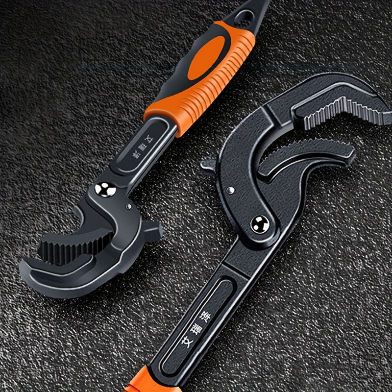 Universal Wrench Multifunctional Opening Wrench Adjustable Ratchet Spanner Hand Repair Tools