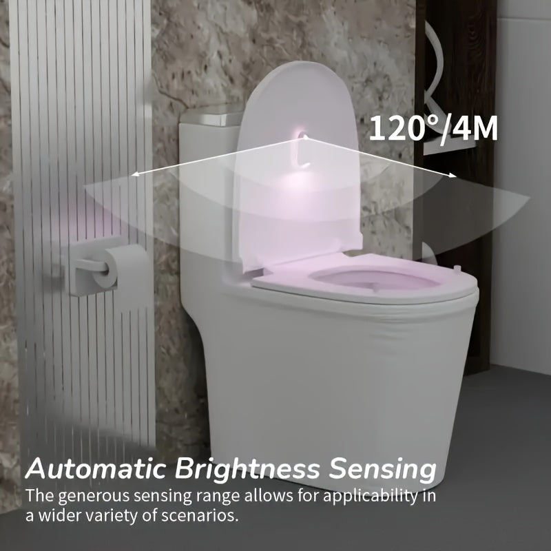ABS motion-sensing floor edge light (7 colors), toilet light, mushroom-inspired glow & snap-fit setup. Nighttime step-activated lighting for stairs/toilet/bedroom artistic ambiance enhancer and festive present.