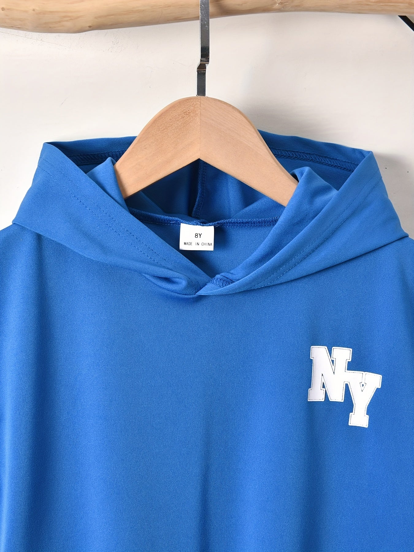 Cool Short-Sleeve T-Shirt with Letter Print And Shorts Set for Boys, for Outdoor