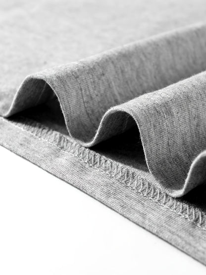 T-shirt infantil de cor sólida, blusa casual de manga curta, t-shirt infantil para o verão.