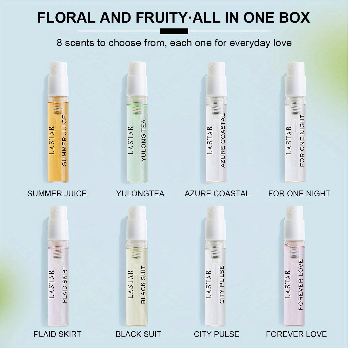 Luxury Women's Perfume Gift Set - 8pcs, Long-Lasting & Rich Scent with Jasmine Notes, Perfect for Daily Wear, Dates, Travel & Work - Ideal Birthday or Valentines day Present