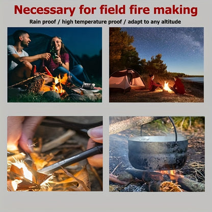 Survival Portable Multifunctional Fire Starter with Emergency Gadget Accessories Kit: The Perfect Outdoor Camping Tool for Emergency Preparedness