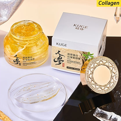 Collagen Ginseng Moisturizing Cream, Firming Cream, Rich in Collagen, Moisturizing And Hydrating Without Drying, Firming Skin, Anti-Aging Skincare,Make Skin Younger-Looking, Cream Suitable for All Skin Types