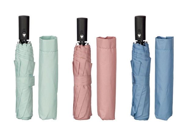 Automatic Straight Folding Umbrella Self-Opening 56cm Assorted Pastel