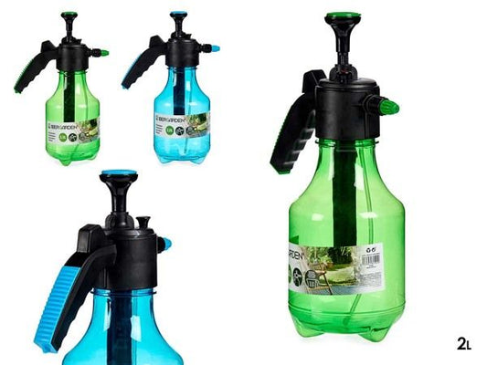 2L Handheld Pressure Sprayer for Garden Plant Watering Assorted Colors