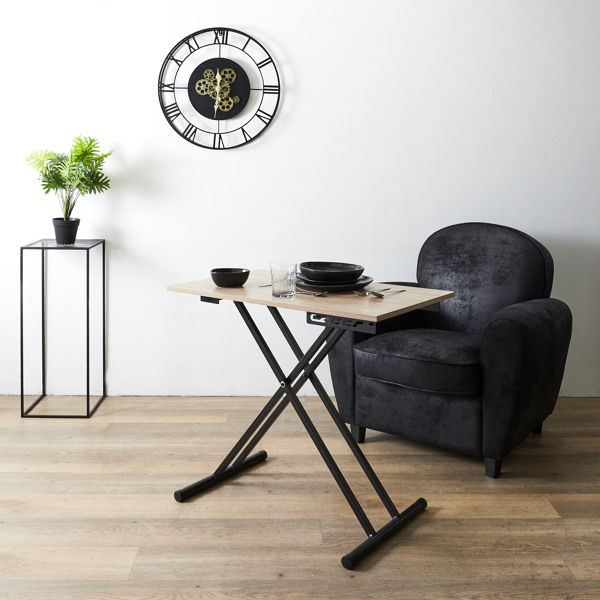 Reassemblable Particleboard Coffee Table 80x48x72cm Natural