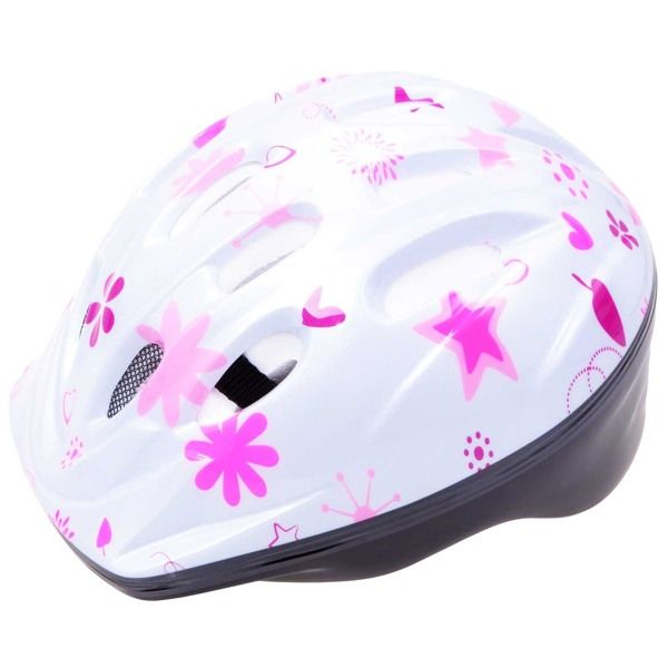 Children's Bike Helmet Adjustable Head Circumference 52-56 cm White
