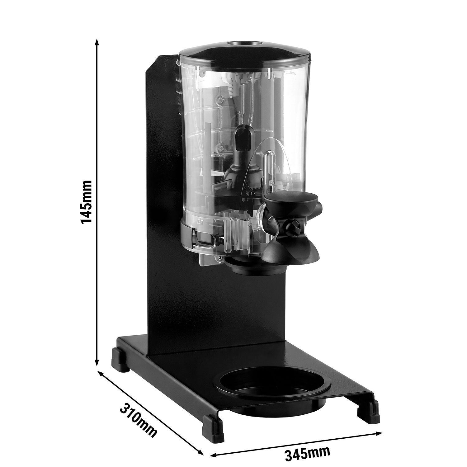 GGM Gastro Coffee Doser 5-12g Black MC10-BLACK