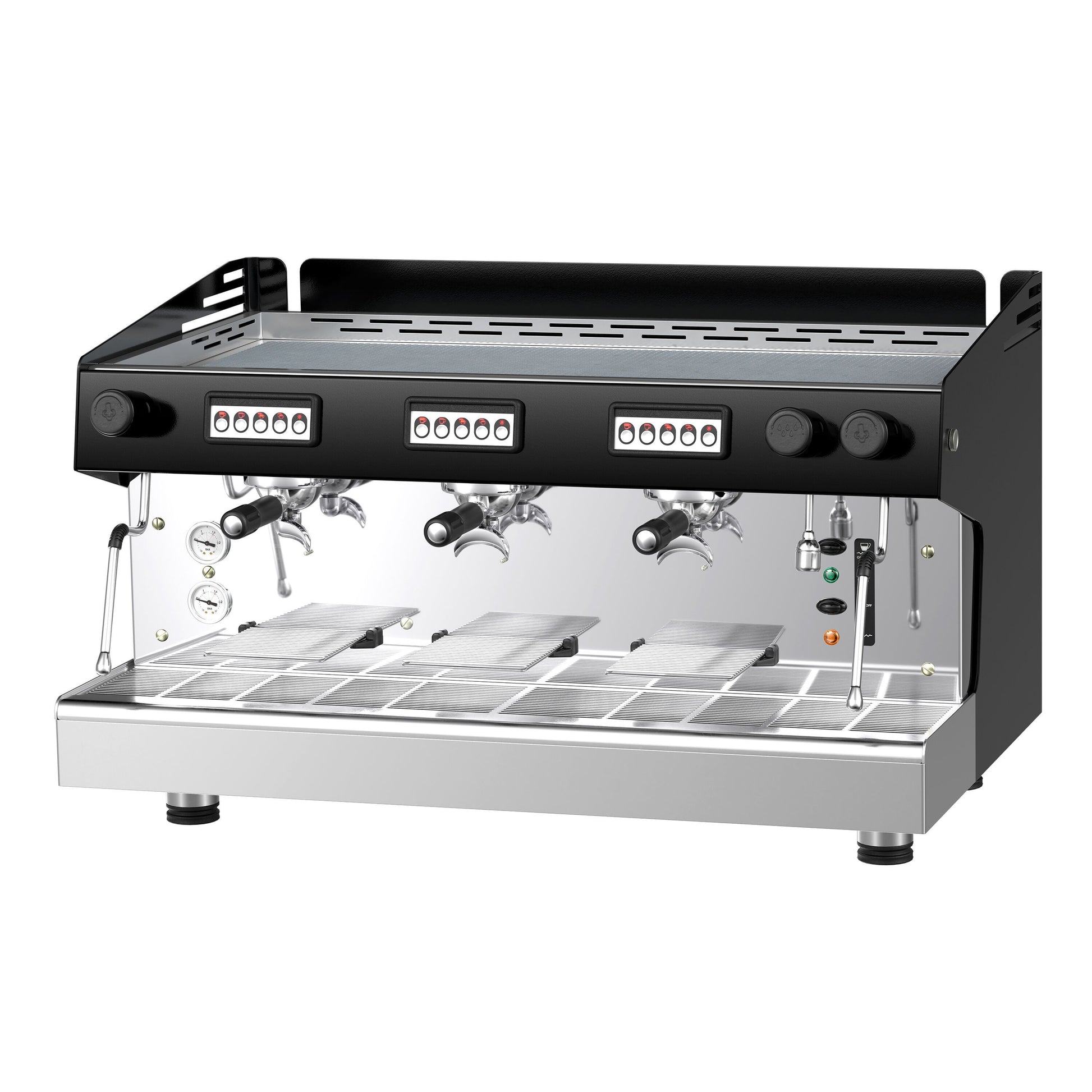 GGM Gastro Compact 3 Group Commercial Espresso Machine with Pre-Infusion