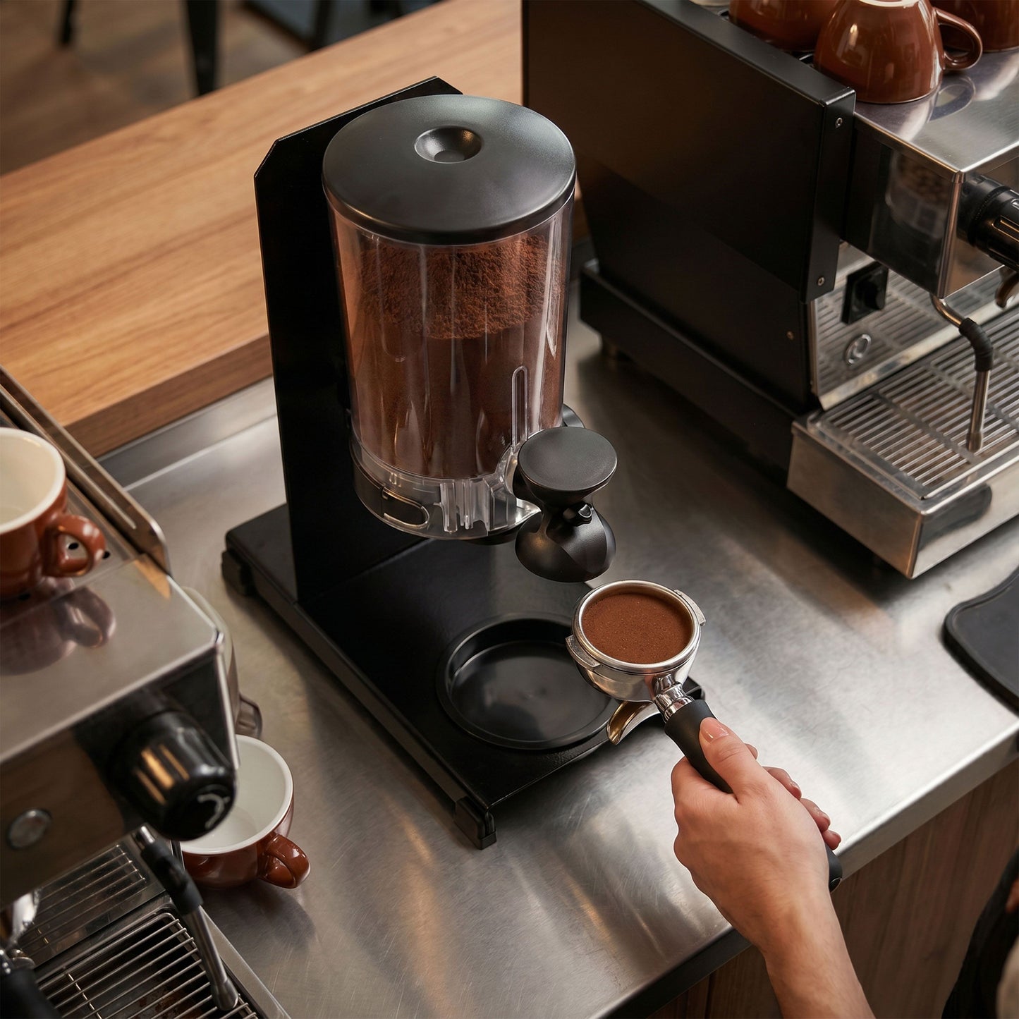 GGM Gastro Coffee Doser 5-12g Black MC10-BLACK