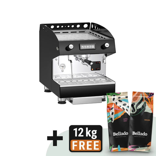 GGM Gastro Compact Commercial Espresso Machine 1 Group Pre-Infusion System