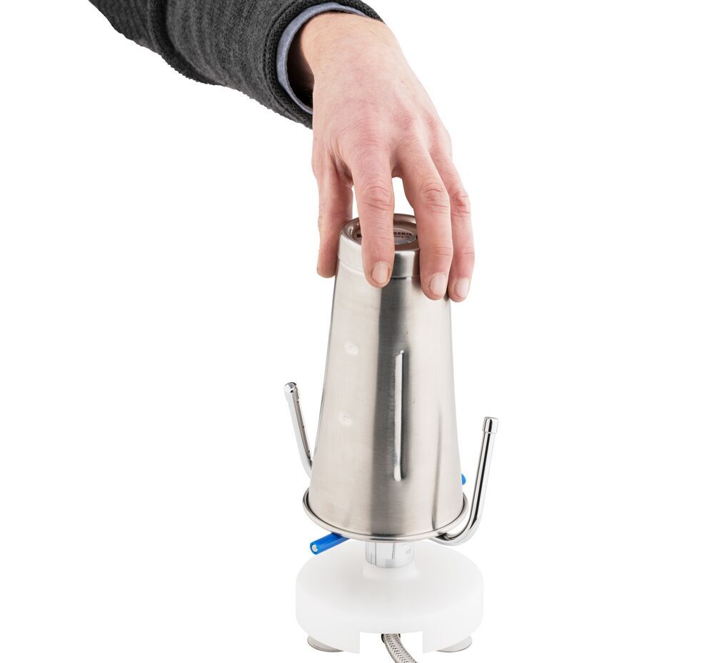 GGM Gastro Glass Rinser with Automatic Shut-Off and Suction Base