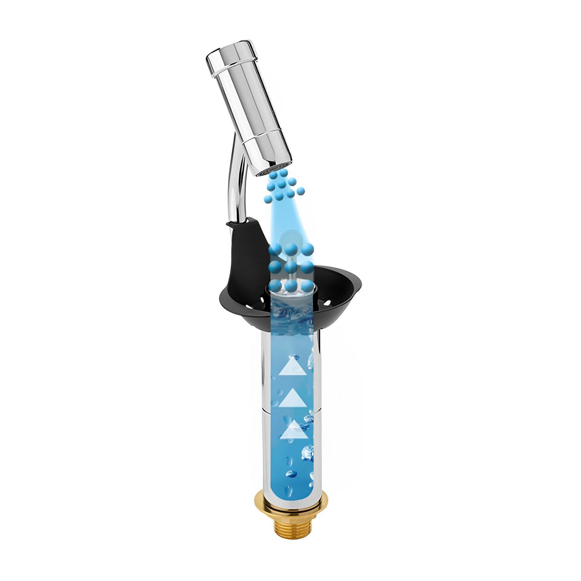 WATERSTOP Portioning Shower 81x98x264mm with Automatic Water Shut-Off Flow Regulator