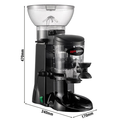 GGM Gastro MC2-BLACK Commercial Coffee Grinder 1kg Black