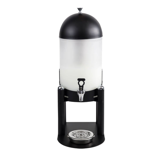 GGM Gastro Carlo Series Milk Dispenser 7L Black Stainless Steel