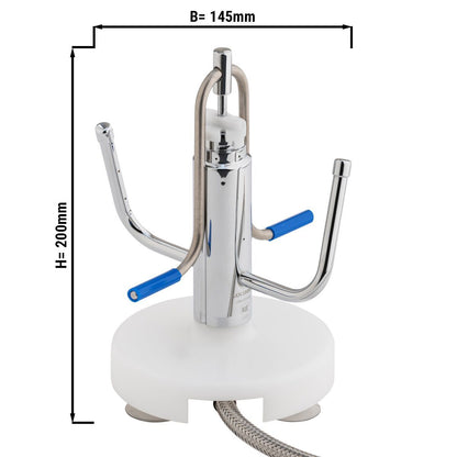 GGM Gastro Glass Rinser with Automatic Shut-Off and Suction Base