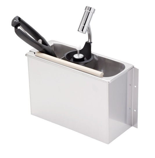 GGM Gastro WATERSTOP Ice Cream Scoop Rinse 270x112x180mm Backflow Valve