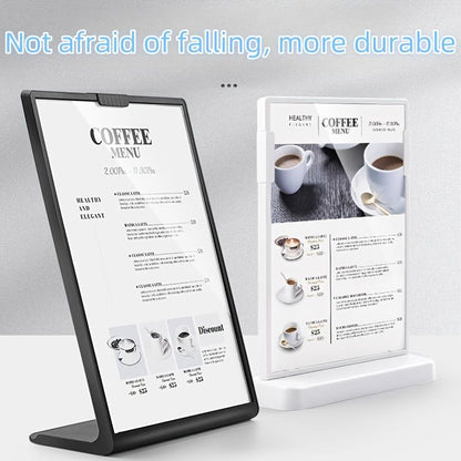 4-Pack Plastic Inclined Display Frames Shockproof