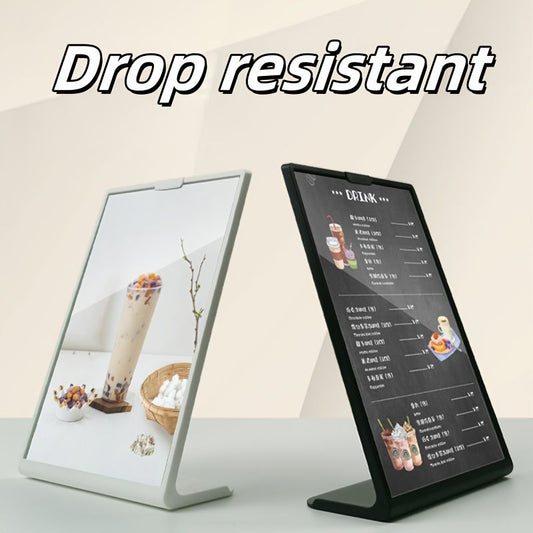 4-Pack Plastic Inclined Display Frames Shockproof