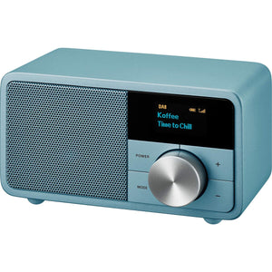 Rádio Transistor Sangean DDR7 MINI Azul FM Retro
