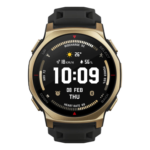 Smartwatch Amazfit W2548GL1N Preto Dourado Ø 44 mm